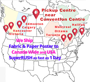 We ship Fabric Research Poster Canada Wide and USA